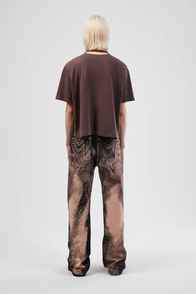 Men Camper Jersey TShirt Dusty Brown Organic Cotton TShirt Men Camper Jersey TShirt Dusty Brown Organic Cotton TShirt