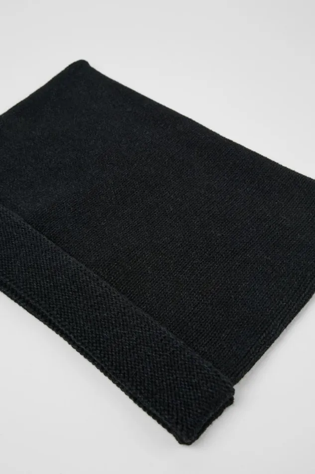 Men Camper Knit Knit Hat Black Melange Knit Hat One Size