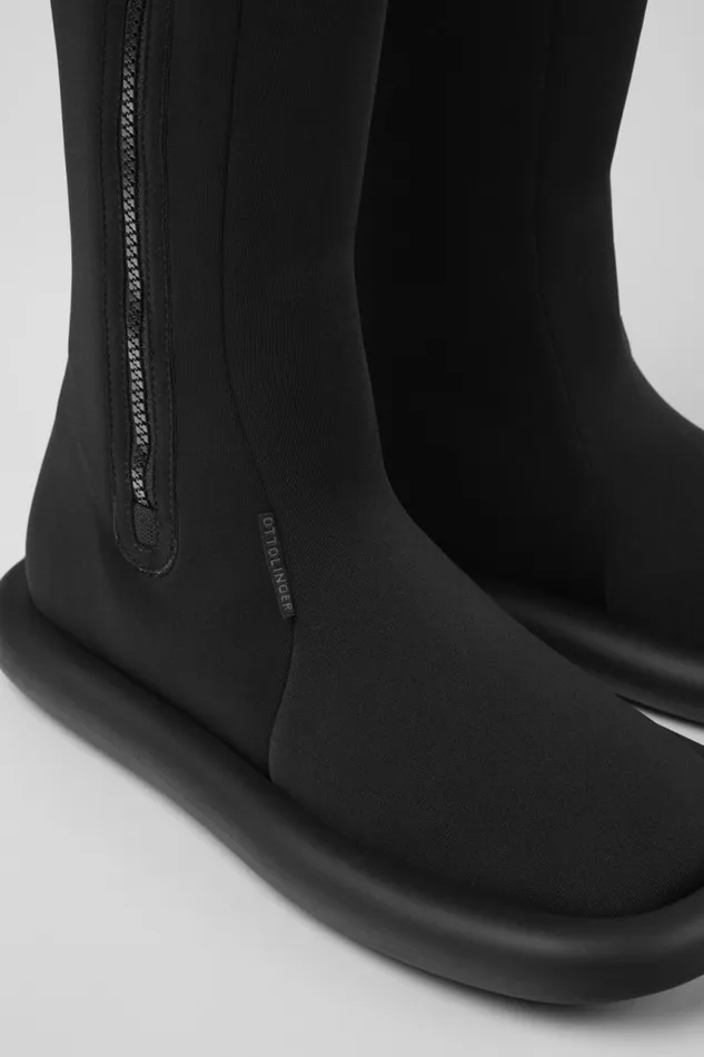 Men Camper Non Leather Shoes Camper X Ottolinger Black Boots By Camper X Ottolinger