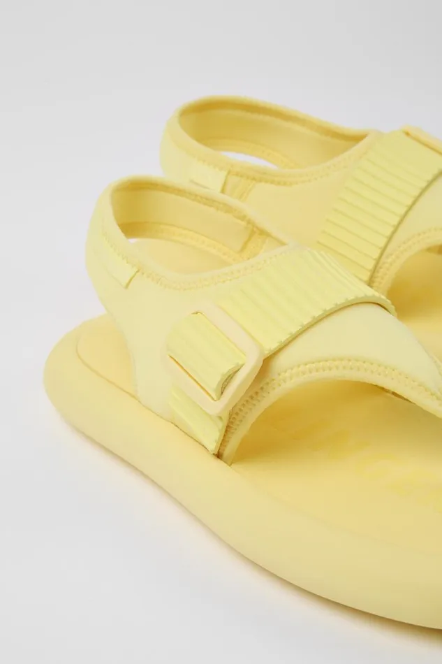 Men Camper Non Leather Shoes Camper X Ottolinger Yellow Sandals By Camper X Ottolinger