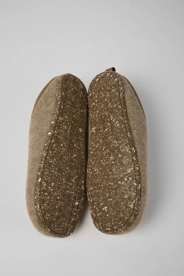 Men Camper Non Leather Shoes Wabi Brown Slippers Men Camper Non Leather Shoes Wabi Brown Slippers
