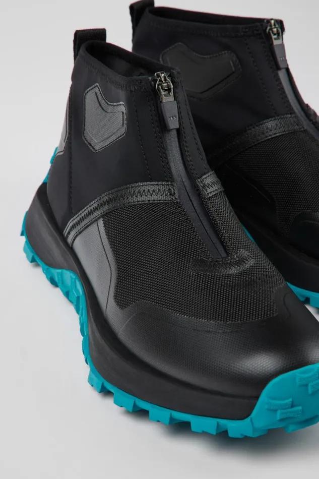 Men Camper Sneakers Drift Trail VIBRAM Black Recycled PET Ankle Boots