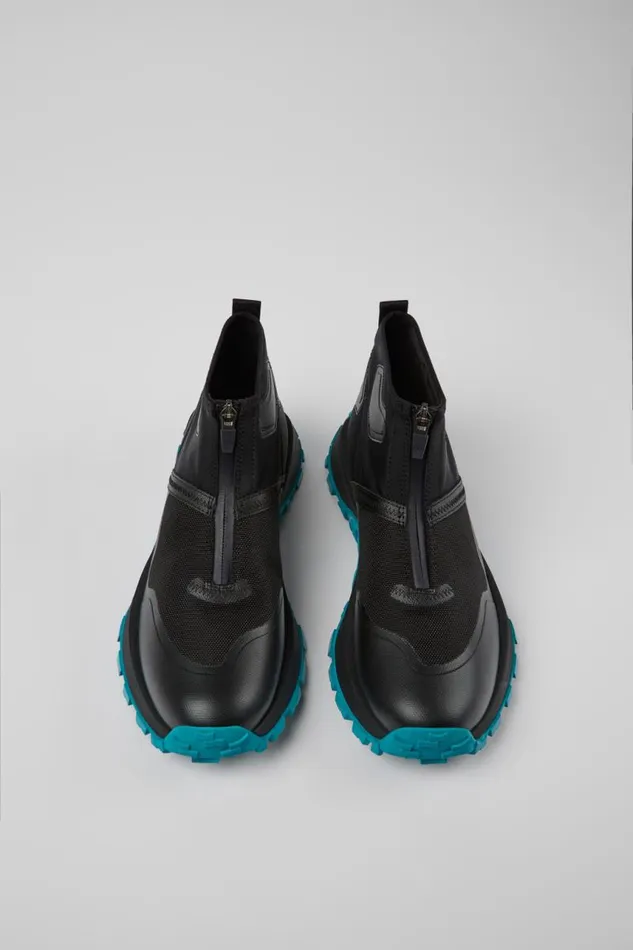 Men Camper Sneakers Drift Trail VIBRAM Black Recycled PET Ankle Boots Men Camper Sneakers Drift Trail VIBRAM Black Recycled PET Ankle Boots
