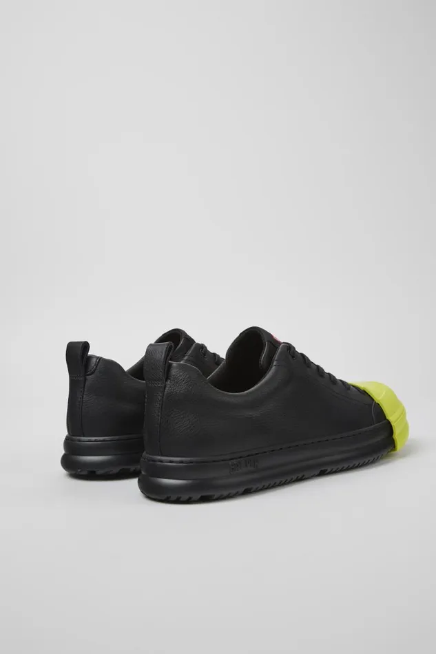 Men Camper Sneakers Junction Runner Black Leather Sneakers Men Camper Sneakers Junction Runner Black Leather Sneakers