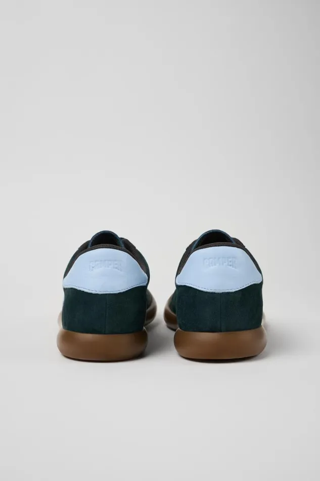 Men Camper Sneakers Pelotas Soller Green NubuckLeather Sneaker Men Camper Sneakers Pelotas Soller Green NubuckLeather Sneaker