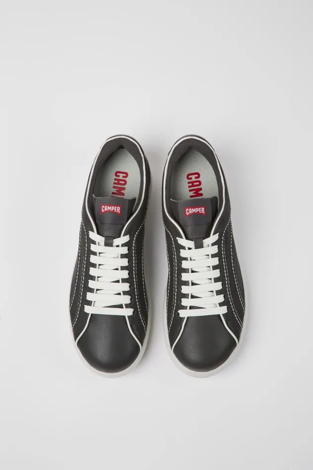 Men Camper Sneakers Pelotas XLite Dark Gray Leather Sneakers Men Camper Sneakers Pelotas XLite Dark Gray Leather Sneakers