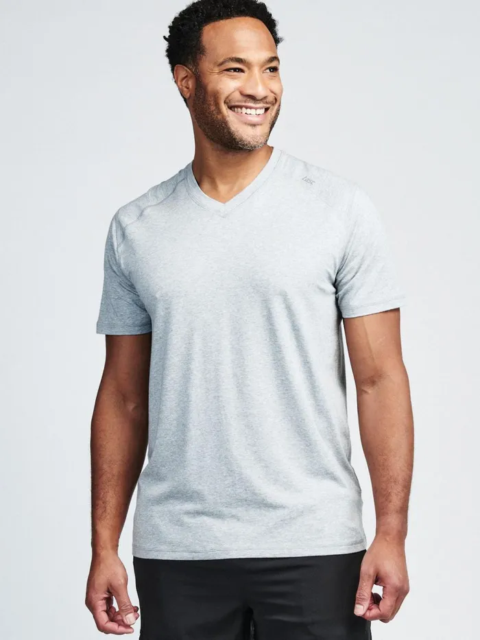 Men Carrollton Fitness VNeck TShirt Tasc Performance Short Sleeve TShirts