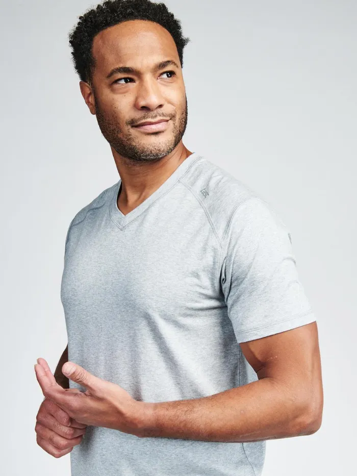 Men Carrollton Fitness VNeck TShirt Tasc Performance Short Sleeve TShirts