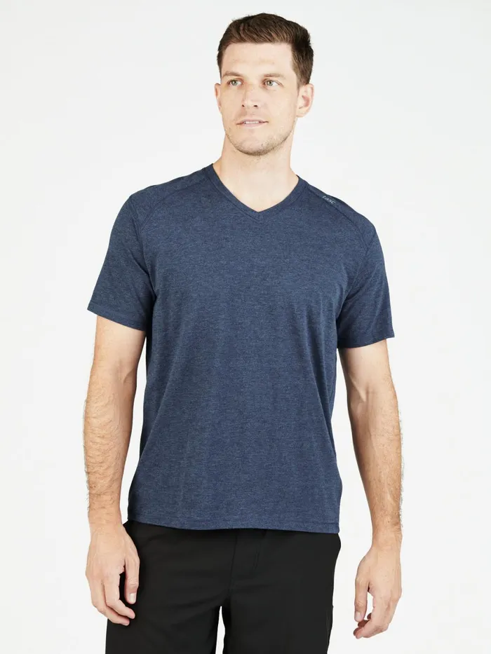 Men Carrollton Fitness VNeck TShirt Tasc Performance Short Sleeve TShirts