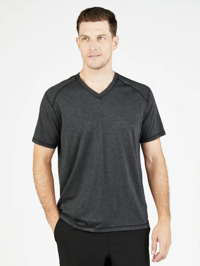 Men Carrollton Fitness VNeck TShirt Tasc Performance Short Sleeve TShirts