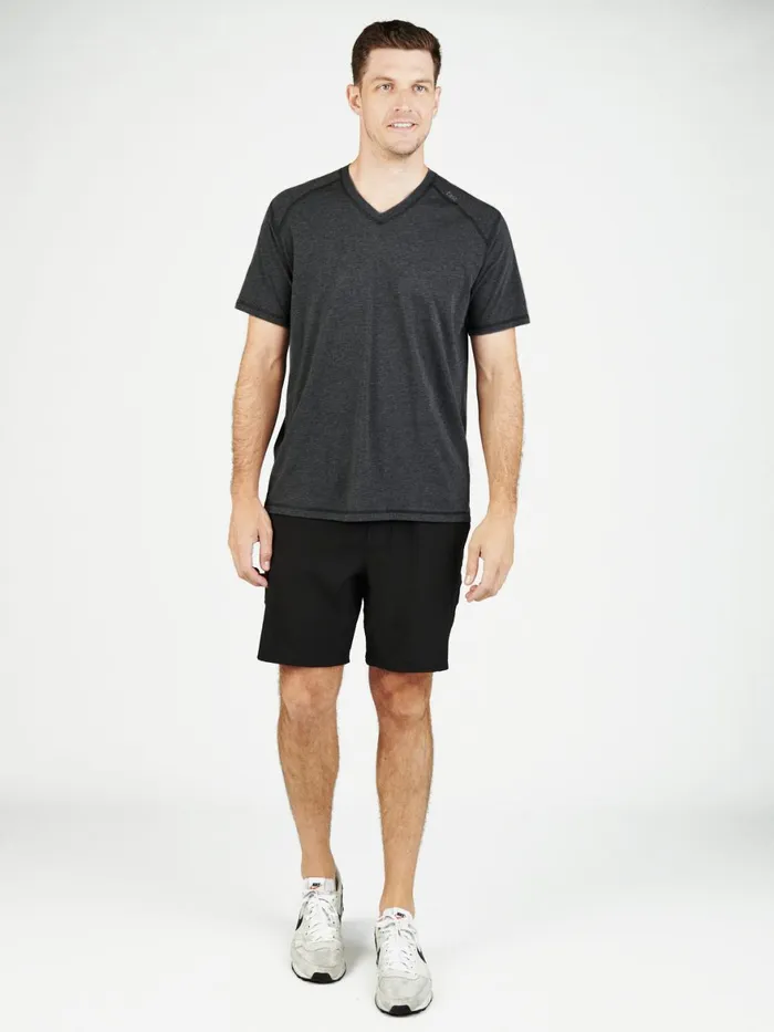 Men Carrollton Fitness VNeck TShirt Tasc Performance Short Sleeve TShirts
