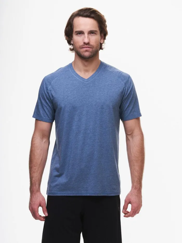 Men Carrollton Fitness VNeck TShirt Tasc Performance Short Sleeve TShirts