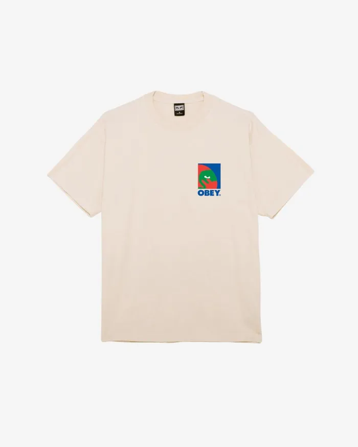 Men CIRCULAR ICON HEAVYWEIGHT TSHIRT White OBEY Clothing TSHIRTS