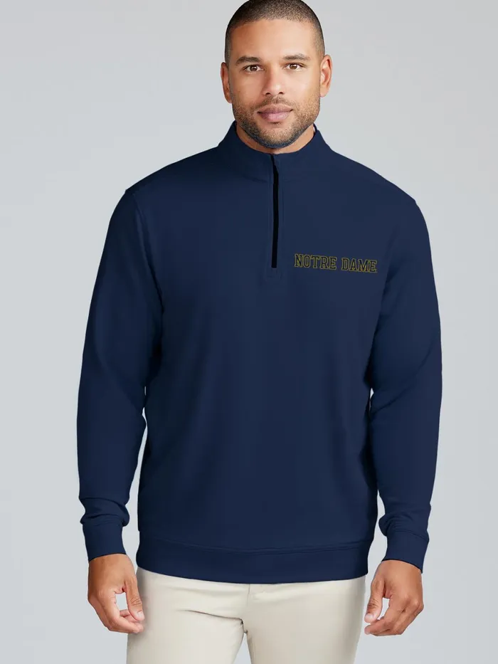 Men Cloud French Terry Quarter Zip 8211 Notre Dame Tasc Performance Quarter Zips