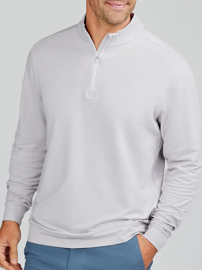 Men Cloud French Terry Quarter Zip Tasc Performance Quarter Zips