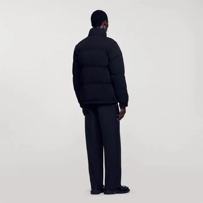 Men Coats SANDRO Oversized Puffer Jacket Black