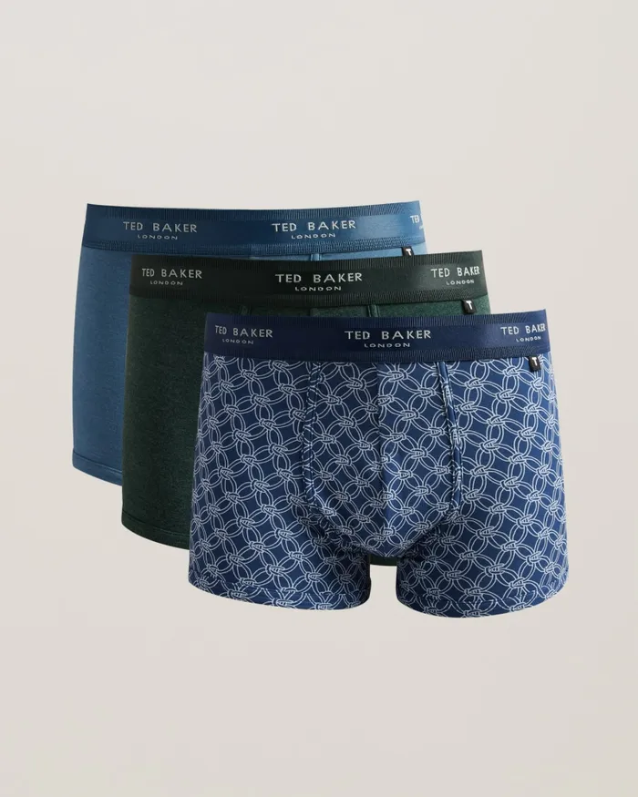 Men COONOR 8211 3 Pack Assorted Trunks Assorted Ted Baker Underwear