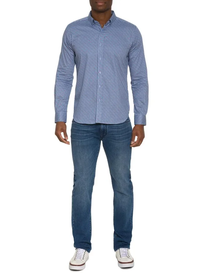 Men COSTA LONG SLEEVE BUTTON DOWN SHIRT Multi Robert Graham Button Down Shirts