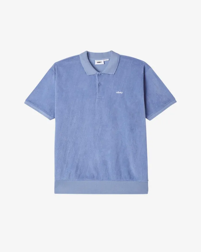 Men DENTON POLO Oyster Grey OBEY Clothing TOPS