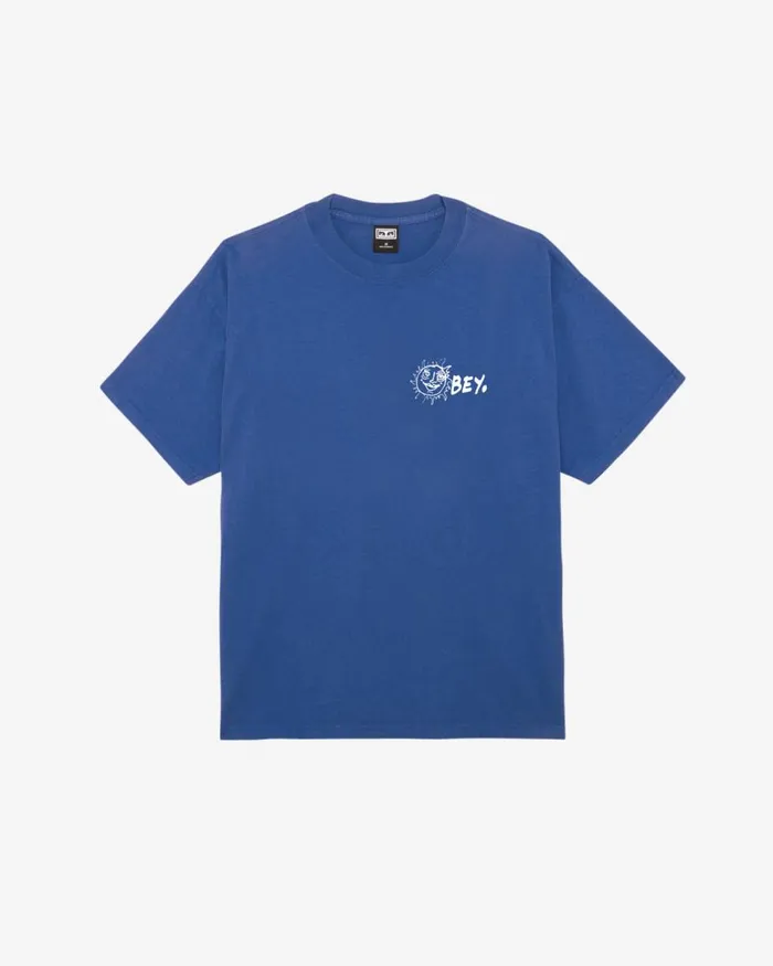 Men DISORDER HEAVYWEIGHT TSHIRT Surf Blue OBEY Clothing TSHIRTS