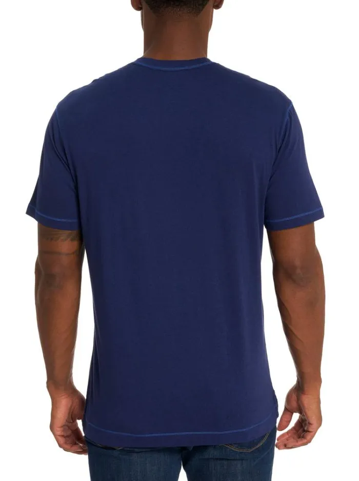 Men EASTWOOD TSHIRT Light Blue Robert Graham Sweaters and Knits