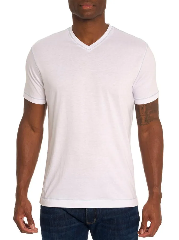 Men EASTWOOD TSHIRT Light Blue Robert Graham Sweaters and Knits