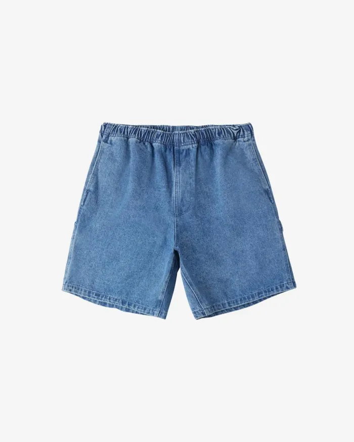 Men EASY DENIM CARPENTER SHORT Light Indigo OBEY Clothing Denim