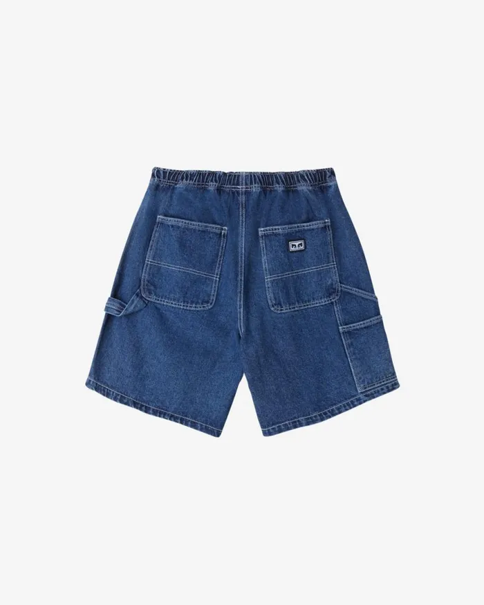 Men EASY DENIM CARPENTER SHORT Light Indigo OBEY Clothing Denim