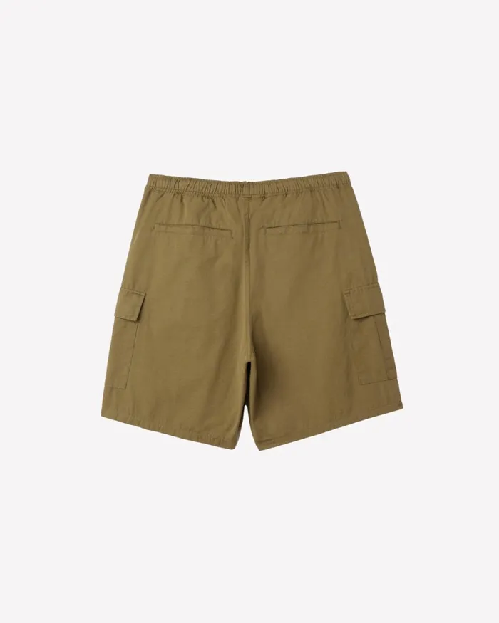 Men EASY RIPSTOP CARGO SHORT Field Green OBEY Clothing BOTTOMS