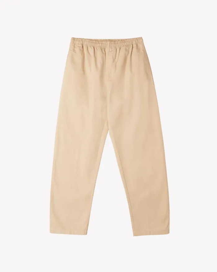 Men EASY TWILL PANT Black OBEY Clothing BOTTOMS
