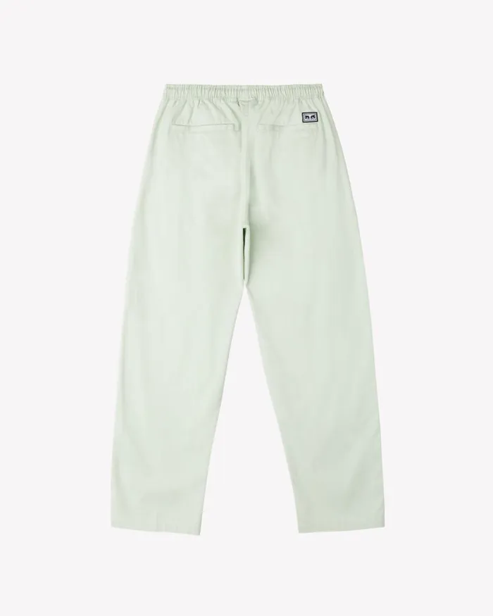 Men EASY TWILL PANT Black OBEY Clothing BOTTOMS