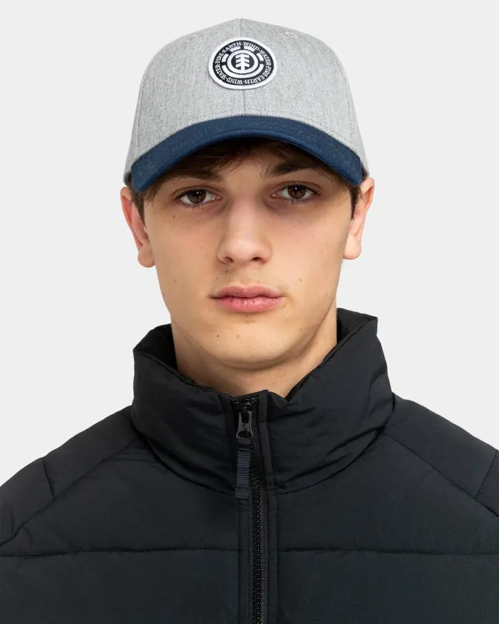 Men Element Hats and Beanies Treelogo 20 Baseball Cap Grey Heather Men Element Hats and Beanies Treelogo 20 Baseball Cap Grey Heather
