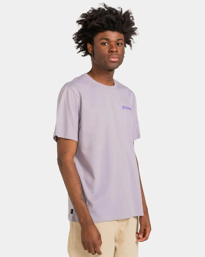 Men Element TShirts Blazin Chest TShirt Lavender Gray Men Element TShirts Blazin Chest TShirt Lavender Gray