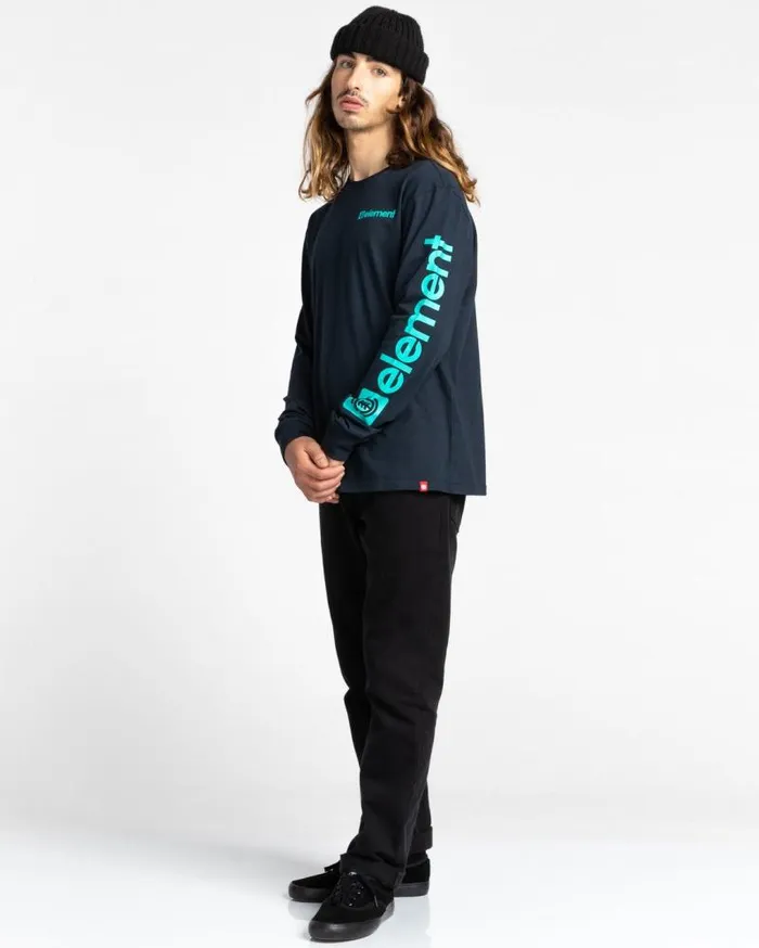 Men Element TShirts Joint Long Sleeve TShirt Eclipse Navy Men Element TShirts Joint Long Sleeve TShirt Eclipse Navy