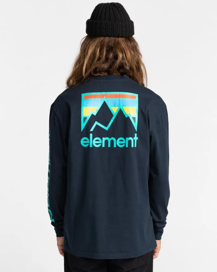 Men Element TShirts Joint Long Sleeve TShirt Eclipse Navy Men Element TShirts Joint Long Sleeve TShirt Eclipse Navy