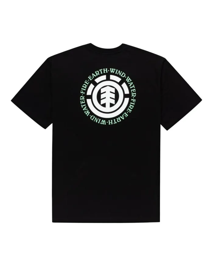 Men Element TShirts Seal Short Sleeve TShirt Flint Black