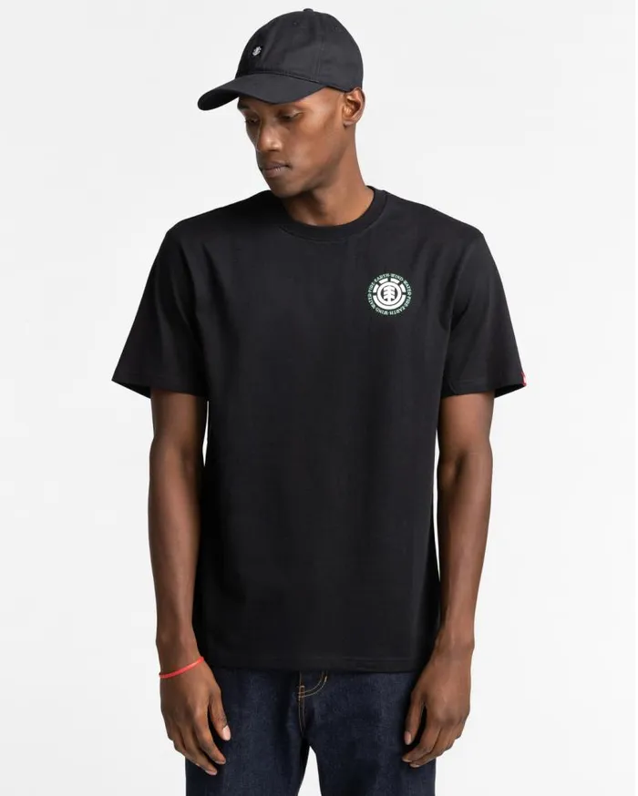 Men Element TShirts Seal Short Sleeve TShirt Flint Black Men Element TShirts Seal Short Sleeve TShirt Flint Black