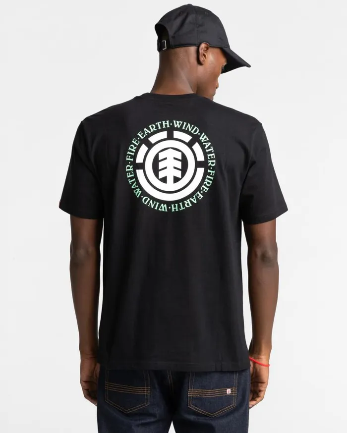 Men Element TShirts Seal Short Sleeve TShirt Flint Black Men Element TShirts Seal Short Sleeve TShirt Flint Black