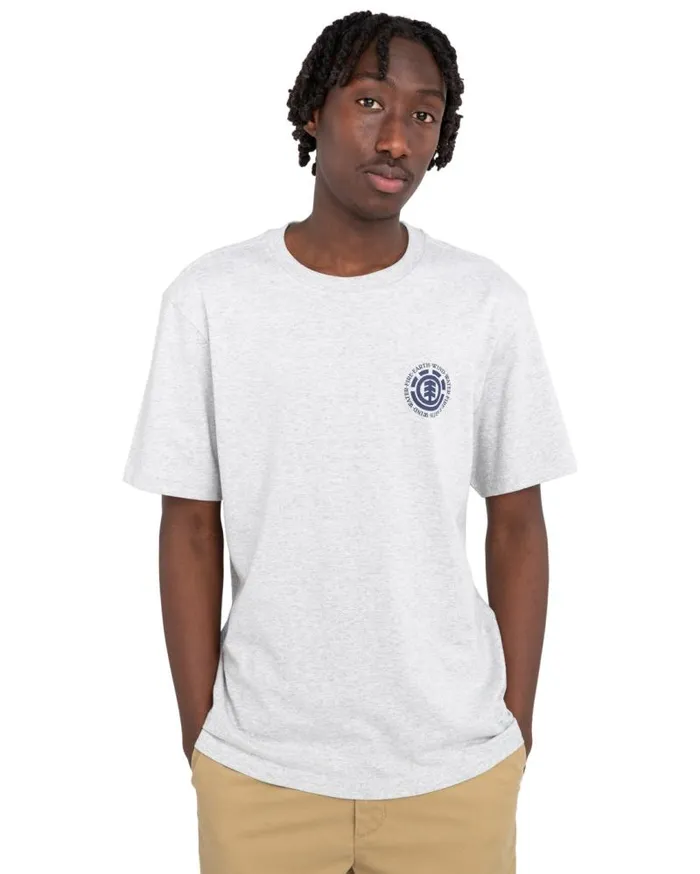 Men Element TShirts Seal TShirt Mid Grey Heather Men Element TShirts Seal TShirt Mid Grey Heather