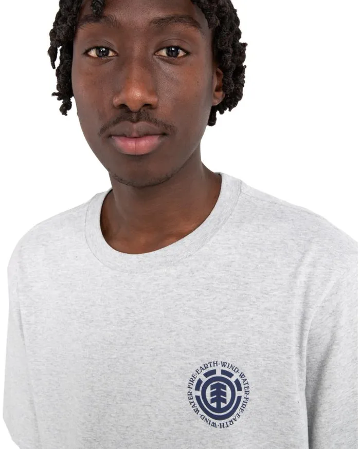 Men Element TShirts Seal TShirt Mid Grey Heather Men Element TShirts Seal TShirt Mid Grey Heather
