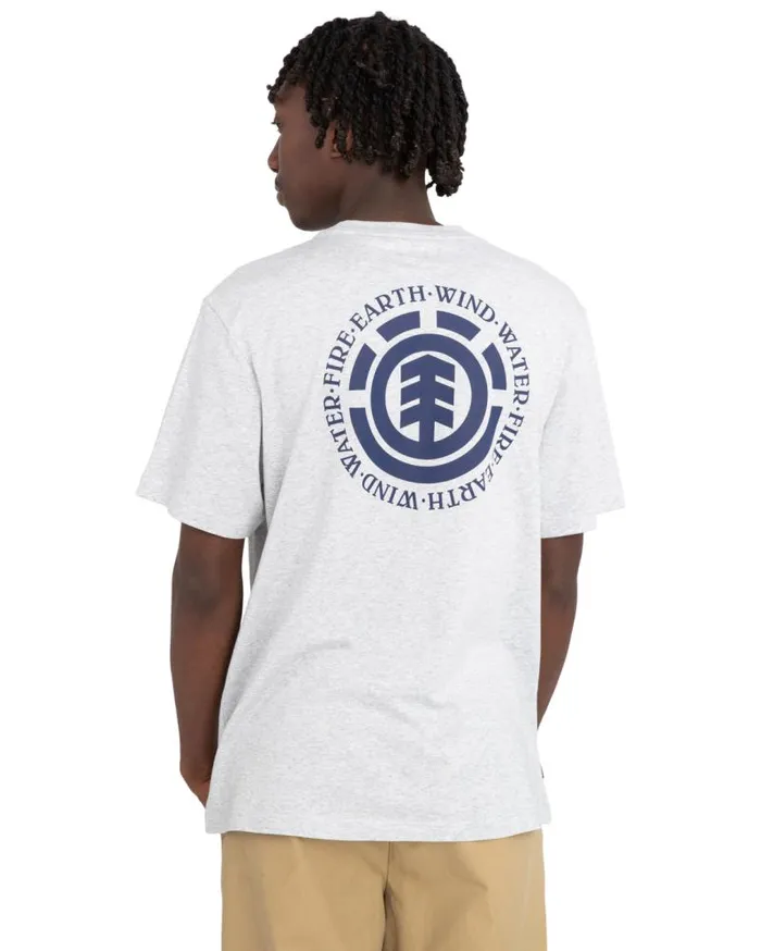 Men Element TShirts Seal TShirt Mid Grey Heather Men Element TShirts Seal TShirt Mid Grey Heather