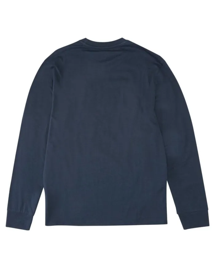 Men Element TShirts Vertical Long Sleeve TShirt Eclipse Navy