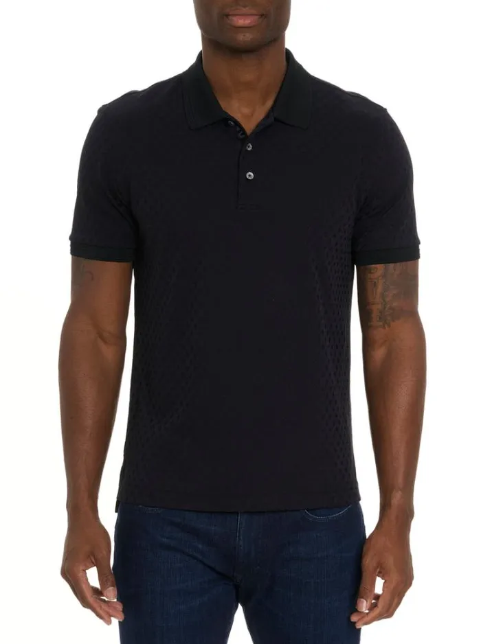 Men ELIAS POLO Black Robert Graham Polos and TShirts