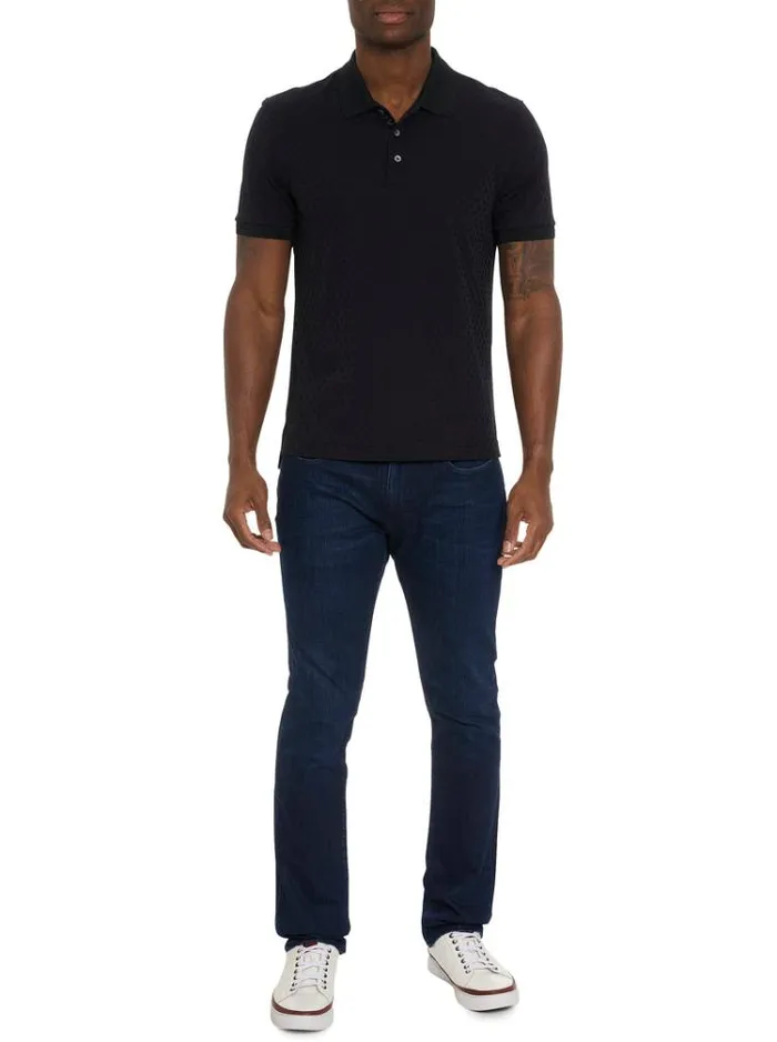 Men ELIAS POLO Black Robert Graham Polos and TShirts