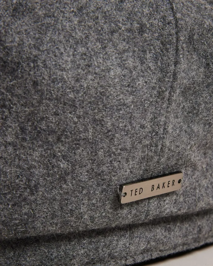 Men ELIOTTI 8211 Woollen Baker Boy Hat Grey Ted Baker Hats and Caps Men ELIOTTI 8211 Woollen Baker Boy Hat Grey Ted Baker Hats and Caps