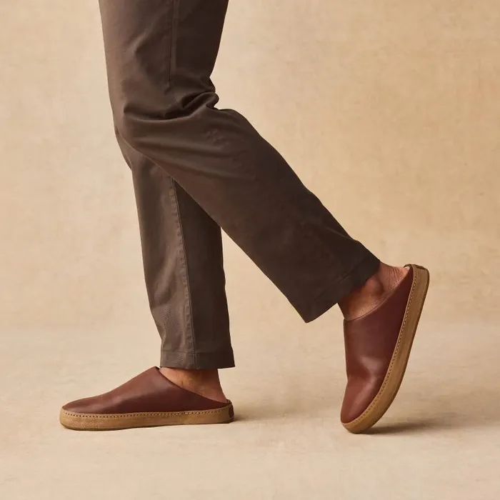 Men Hmani Mens Leather Mules Toffee Tan Olukai Leather Men Hmani Mens Leather Mules Toffee Tan Olukai Leather