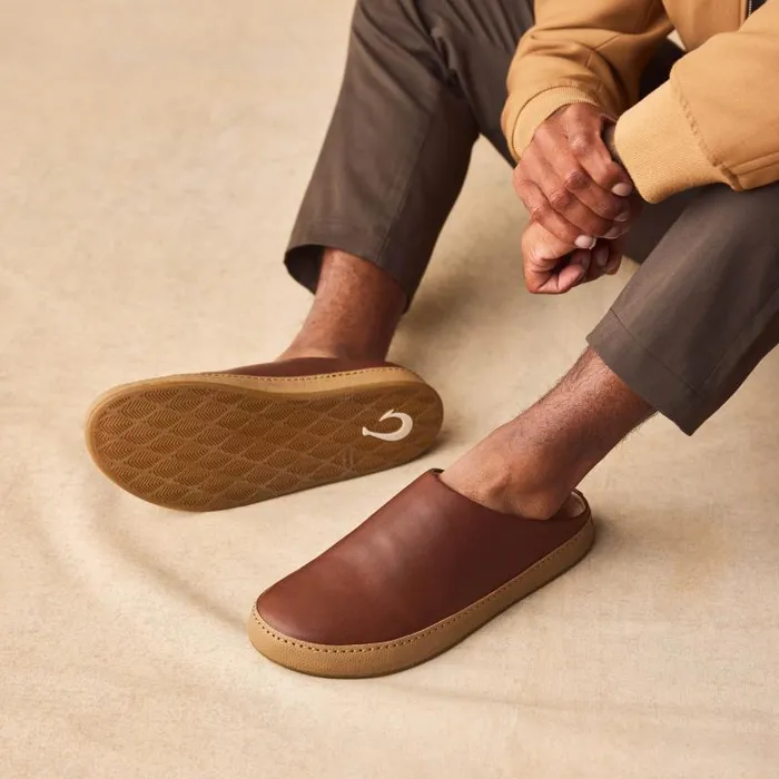 Men Hmani Mens Leather Mules Toffee Tan Olukai Leather Men Hmani Mens Leather Mules Toffee Tan Olukai Leather