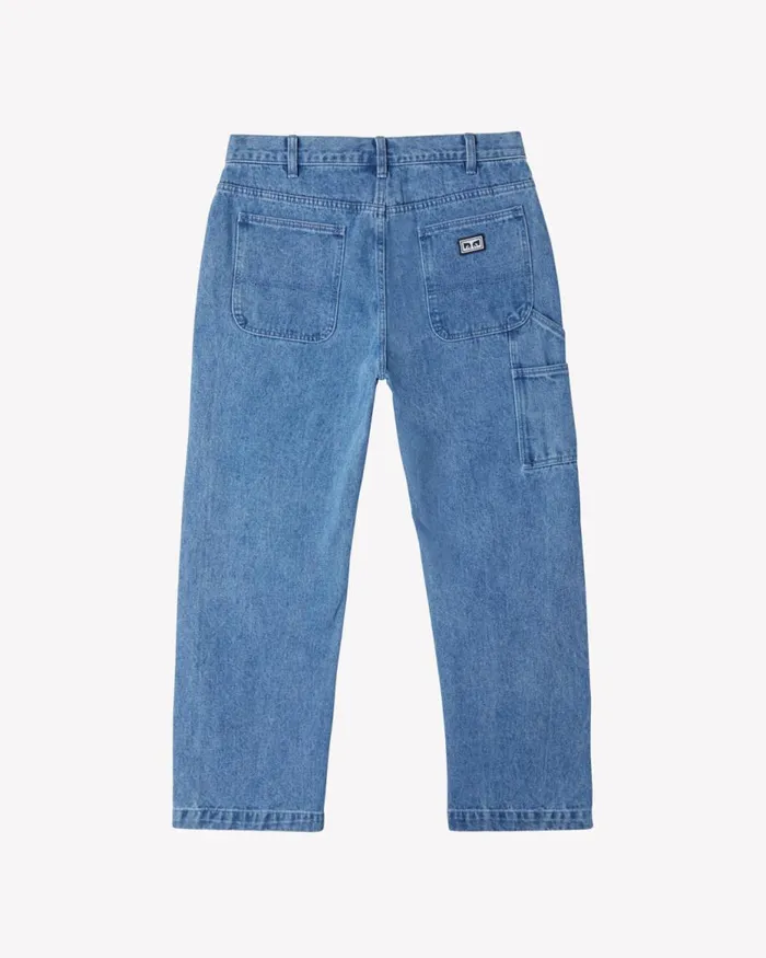 Men HARDWORK CARPENTER DENIM Unbleached OBEY Clothing Denim