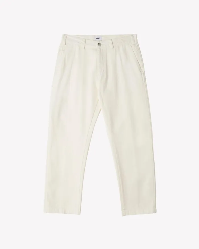 Men HARDWORK CARPENTER DENIM Unbleached OBEY Clothing Denim