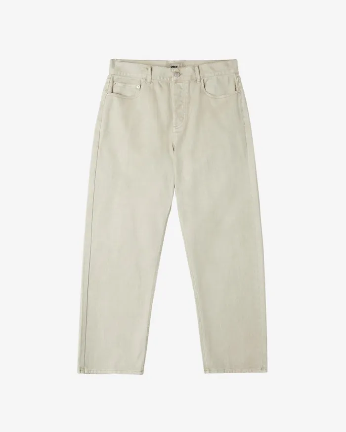 Men HARDWORK PIGMENT DENIM Pigment Orchid Petal OBEY Clothing Denim